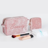 Custom Logo Square Velvet Makeup Bag Brush Packing Beautiful Beauty Bag Cosmetic Make Up Bag for Ladies