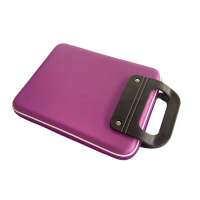 Plastic handle hard shell surface protective case for laptop 17.3