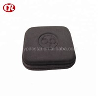 Simple carry mini size customized embossed earphone packing case