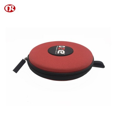 Portable cd dvd storage case with zipper packaging