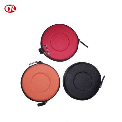 Round shape portable mini dvd cd carrying case