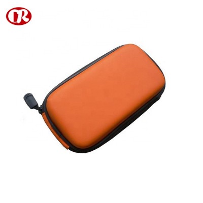 Orange color pu surface shockproof decorative camera bag case